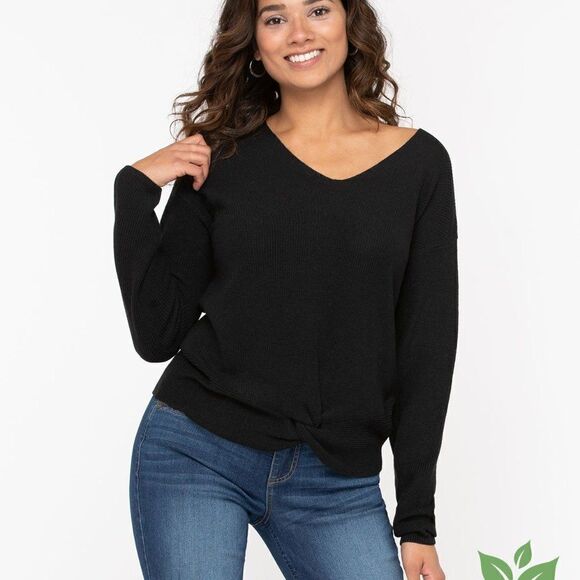 Ricki's Double-V Knotted Sweater Size Extra Small - Picture 11 of 11